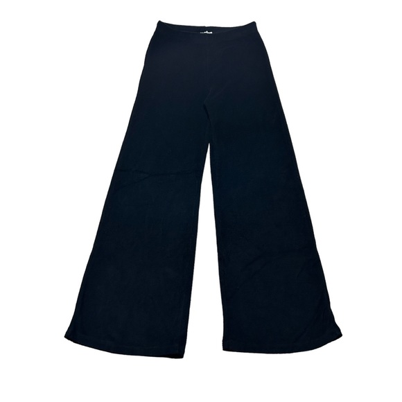 PRINCESS POLLY Womens Velour Flare Pants Black Size 4 - Picture 2 of 10